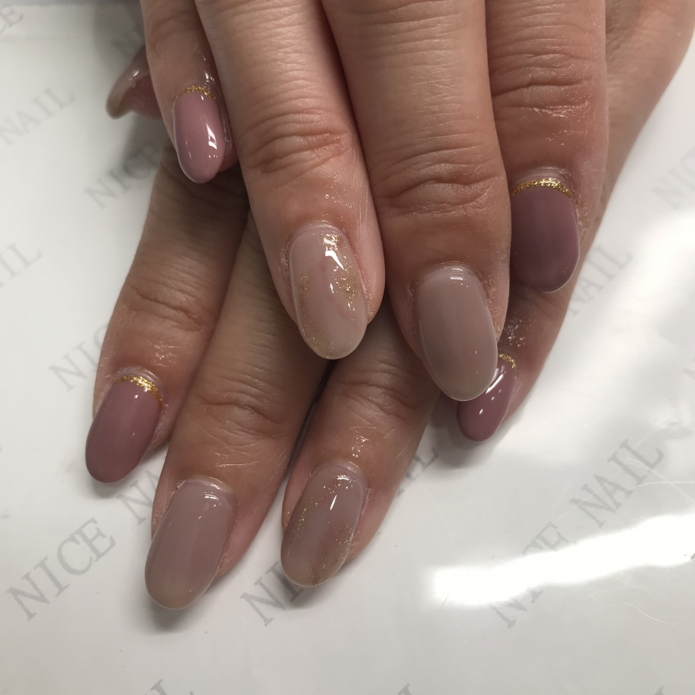 大理石風ネイル