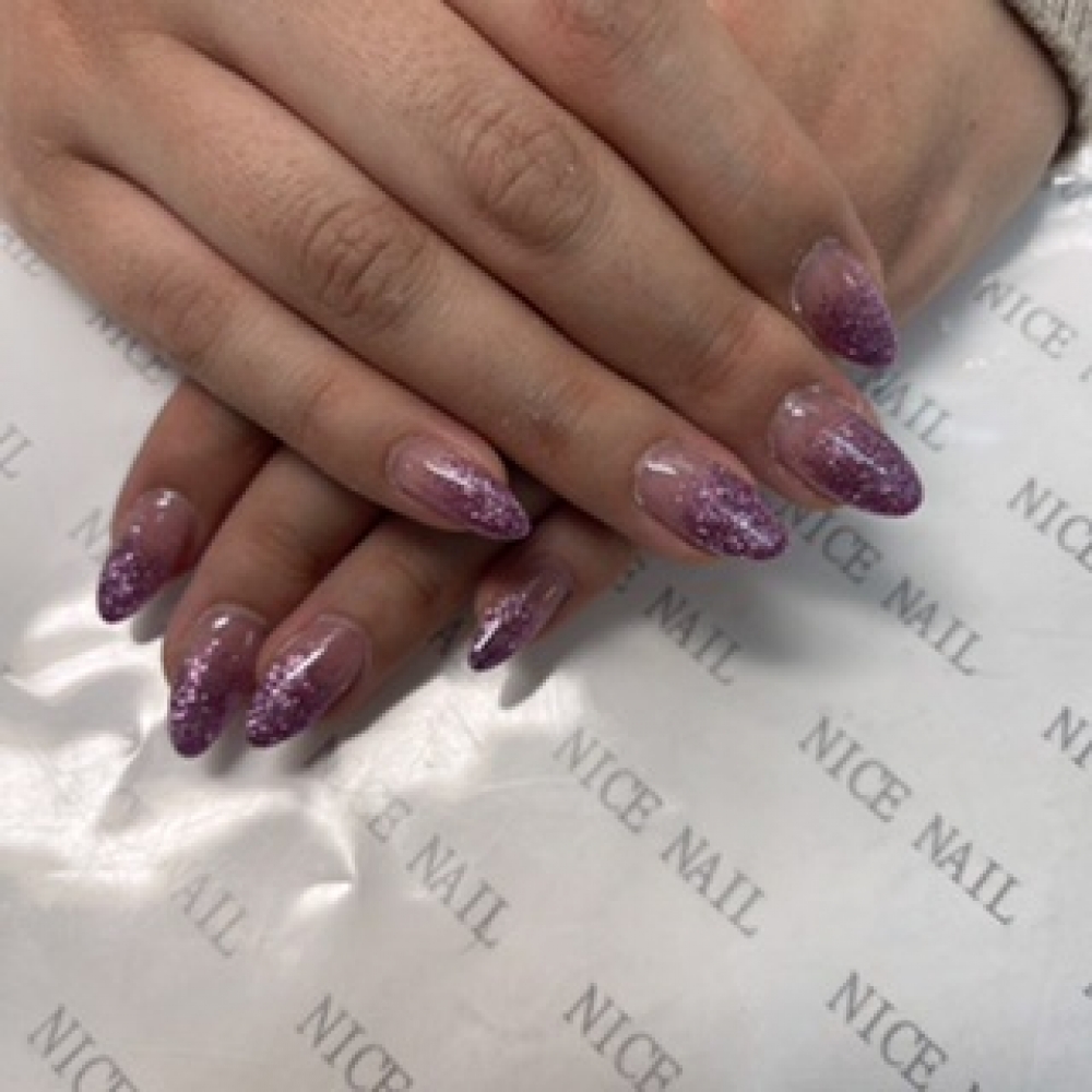 グラデーションネイル　2023/02/16 ナイスネイル近鉄奈良店