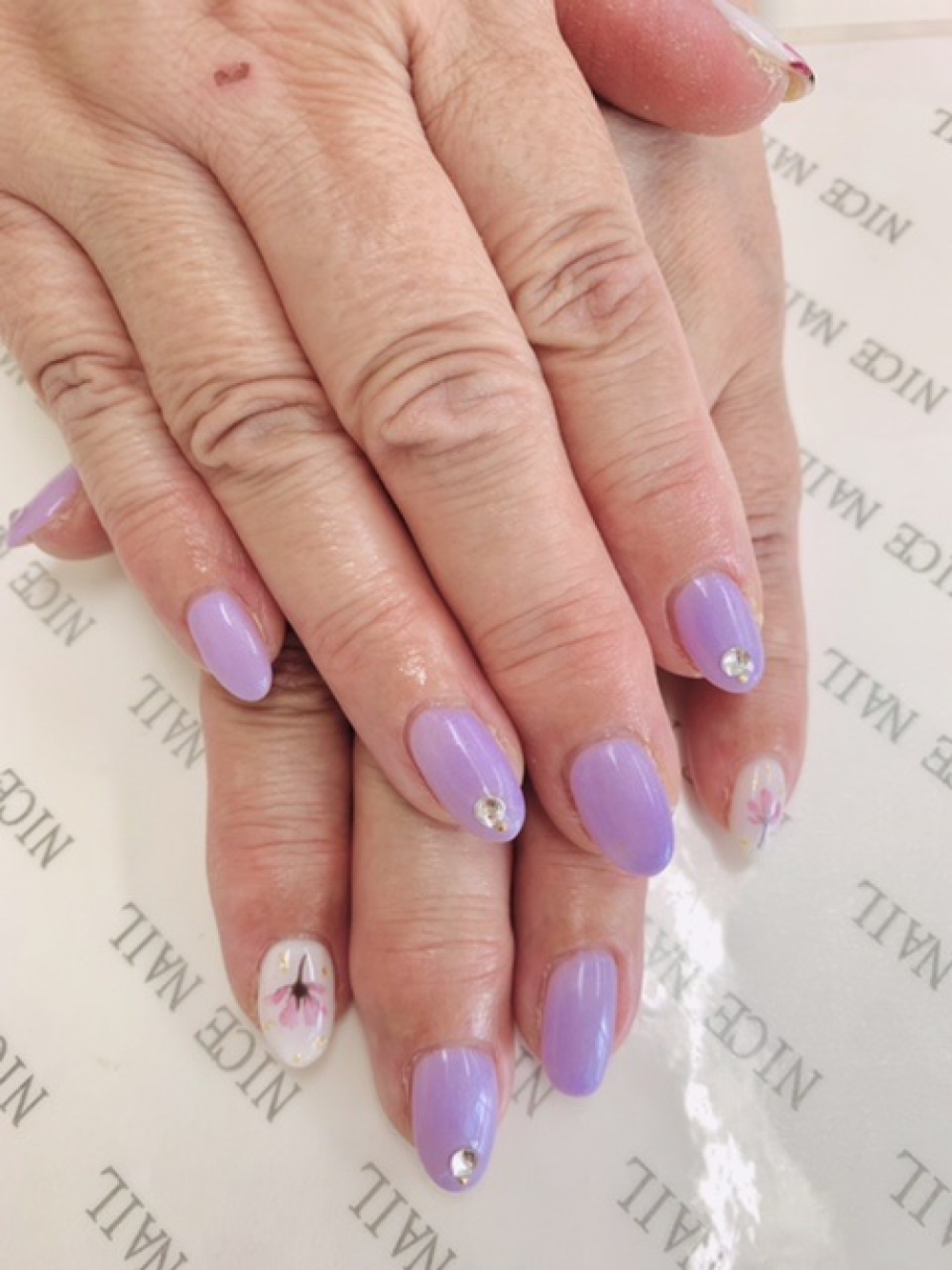 お花ネイル　2023/05/09  ナイスネイル岸和田店