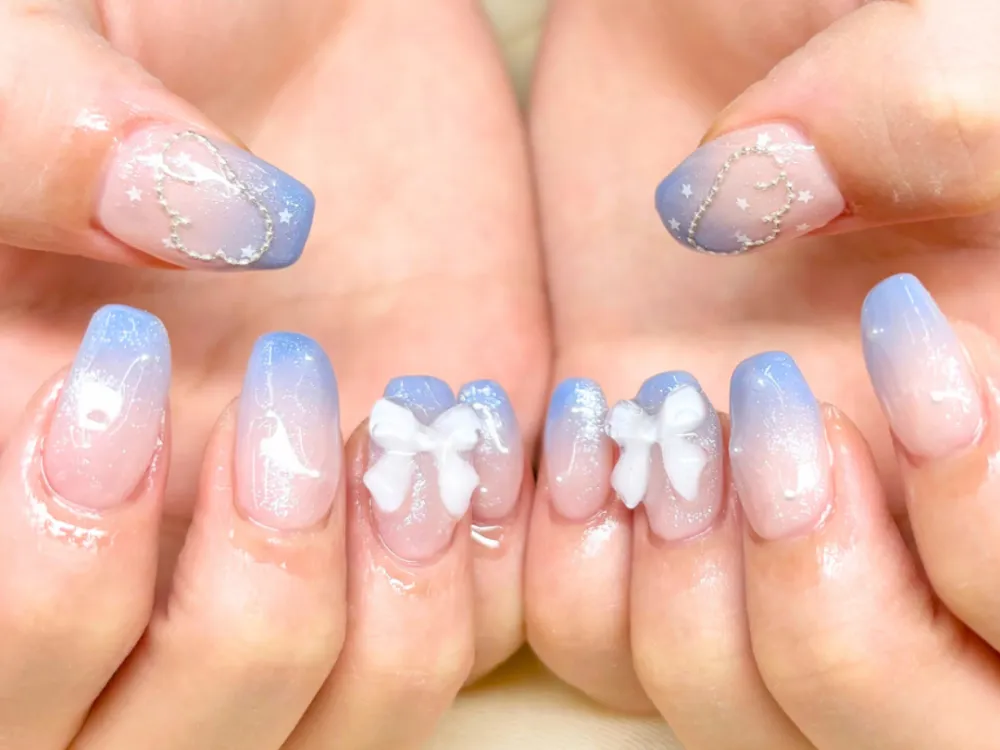 グラデリボンネイル