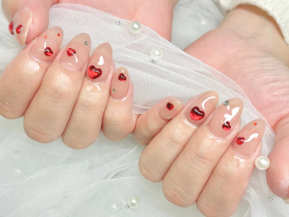 ハートストーンネイル