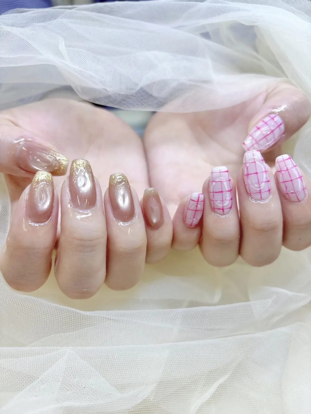 アシメニュアンスネイル