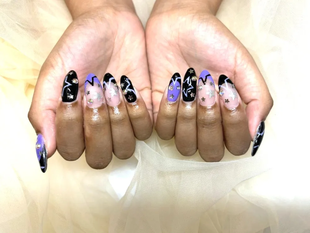 ブラックパープルシルバークール