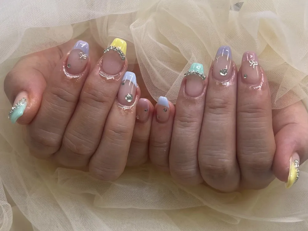 パステルカラーフレンチストーン