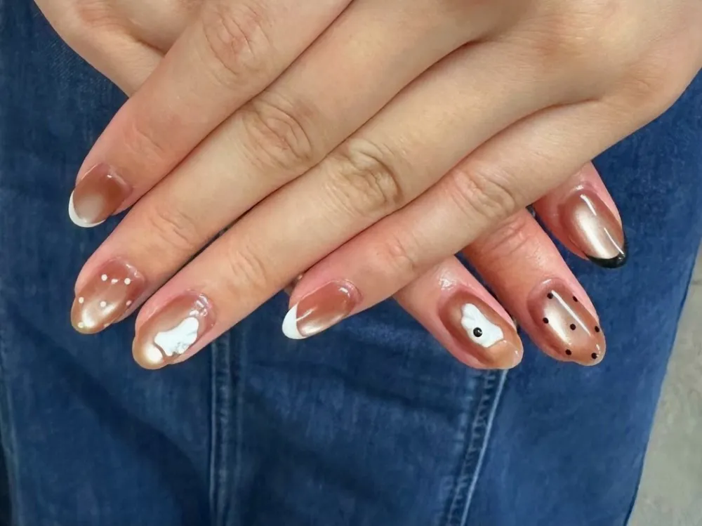 ニュアンスフレンチドット
