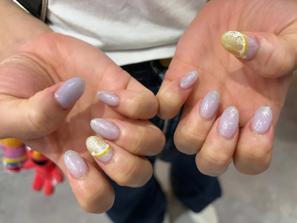 ラベンダーラメニュアンス